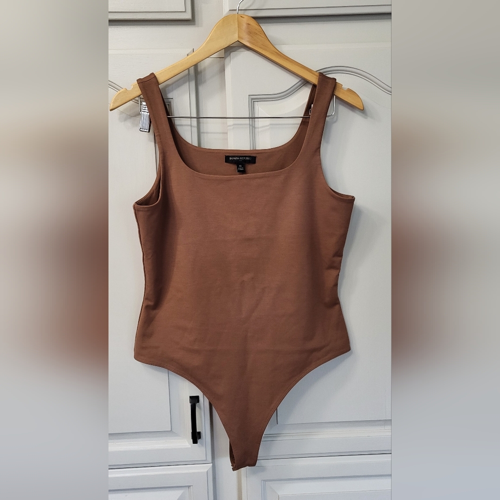 Banana Republic Brown Tank Bodysuit